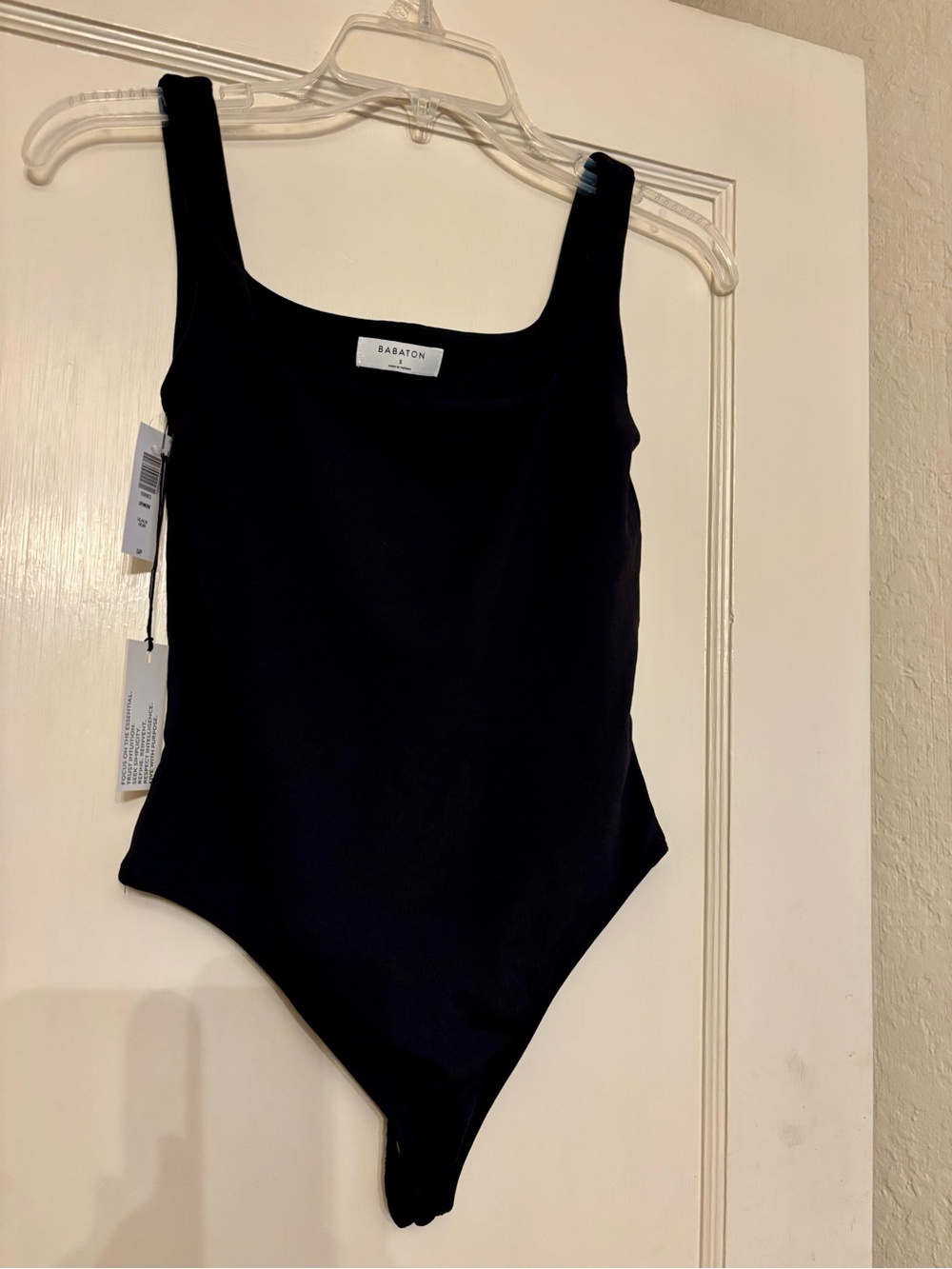 Babaton Black One-Piece Bodysuit
